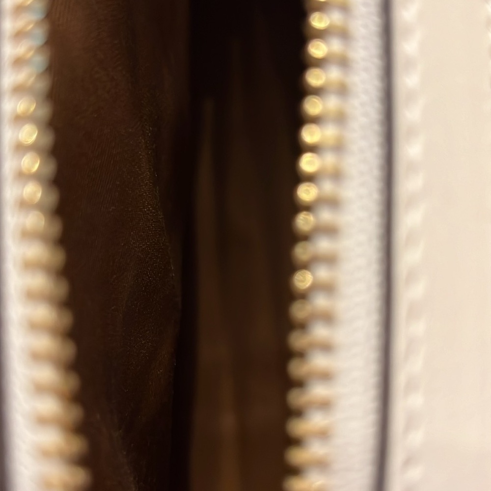 Coach Lillie Carryall leather bag beige on beige sophisticated - Picture 6 of 8